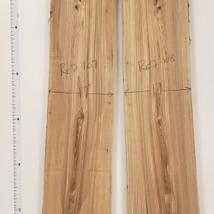 Red Elm 2" Thick and Planed, Price is per bookmatched Set RE2-107/108