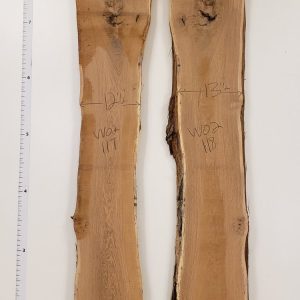 White Oak 2" Thick and Planed, Price is per bookmatched set WO2-117/118