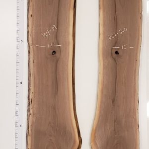 Walnut 1" Thick and planed, Price is Per bookmatched set W1-19/20