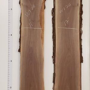 Walnut 1" Thick and planed Price is per bookmarked set W1-25/26