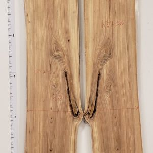 Red Elm 2" Thick and planed, Price is per bookmatched set RE2-55/56