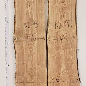 Ash 2" Thick and Planed, Price is per bookmatched set A2-98/99